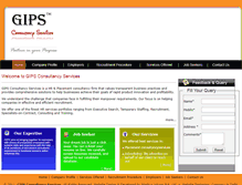 Tablet Screenshot of gipsconsultancy.com